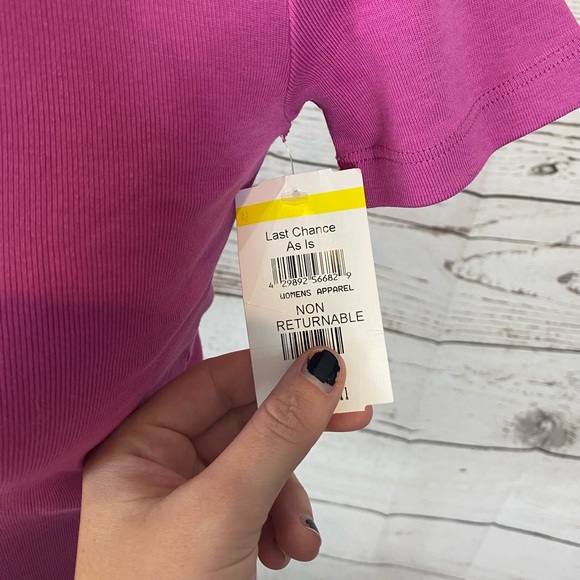 J Crew Ribbed Solid T-Shirt NWT - Picture 7 of 8